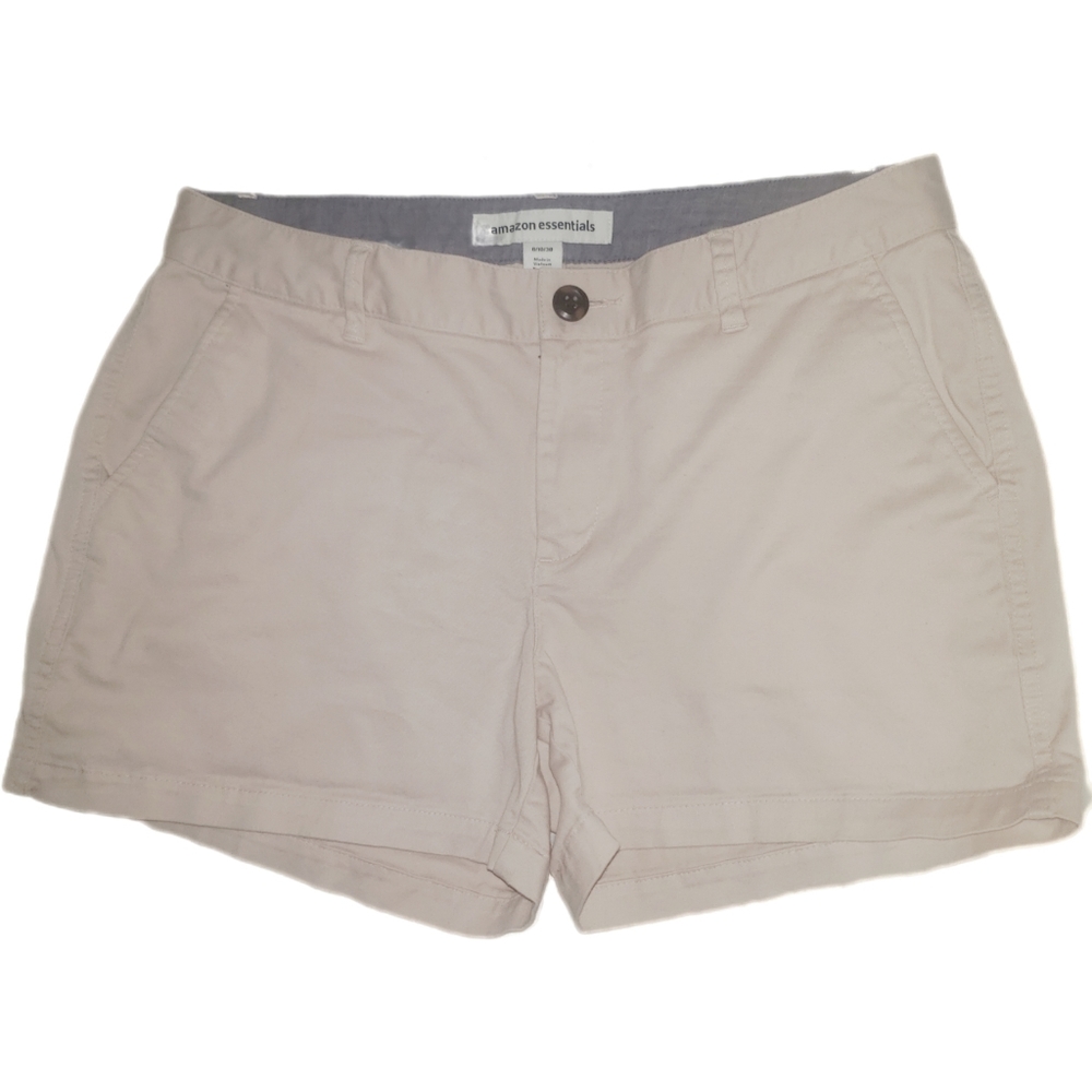 Like-new, neutral, pale pink shorts - sz 6
